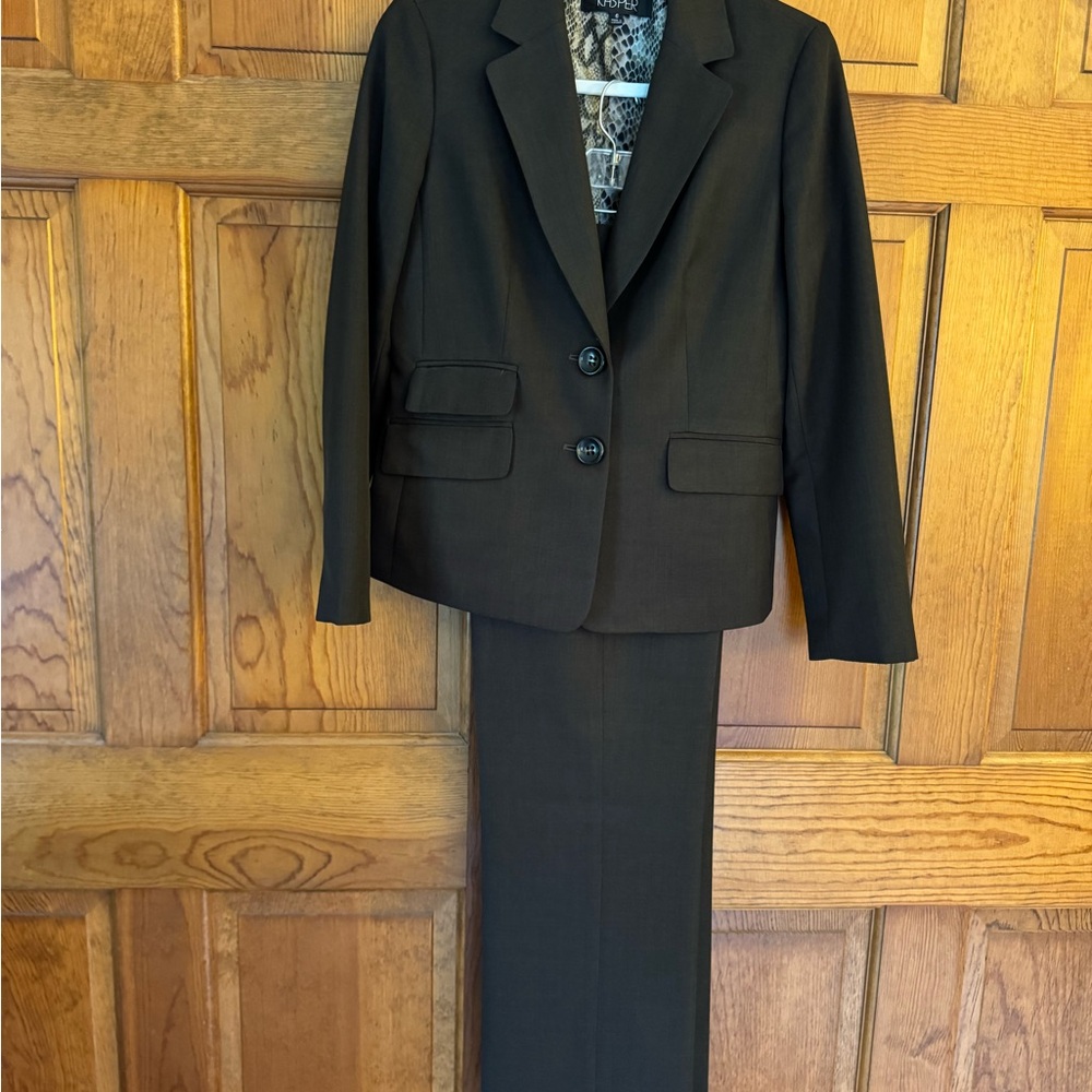 Kasper Brown Suit